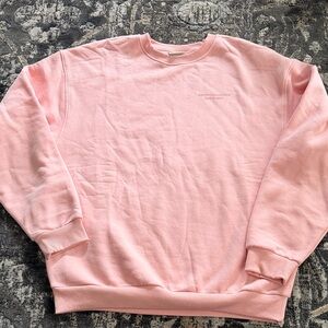 Comfrt Pastel Pink Crewneck Sweatshirt - Casual Pullover 2XL